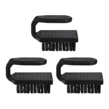 Anti-static Cleaning Brush U-Shape Handle 3-Piece Set 20x32mm PV Plastic Conductive Bristles ESD Safe For PCB