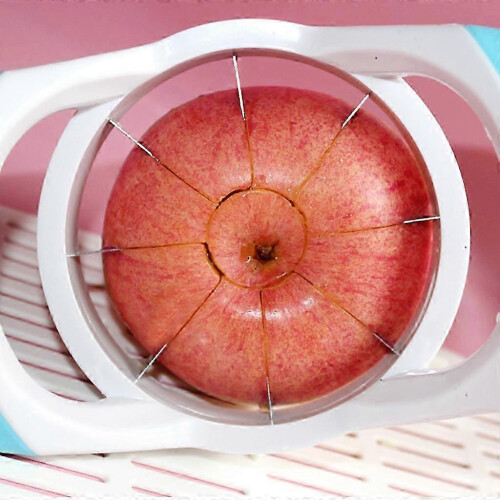 (Blue) Green Easy Cut Apple Pear Vacuum Slicer, Kitchen Fruit Divider 2