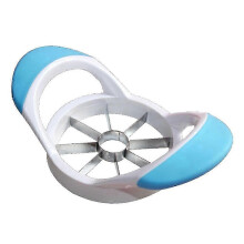 (Blue) Green Easy Cut Apple Pear Vacuum Slicer, Kitchen Fruit Divider