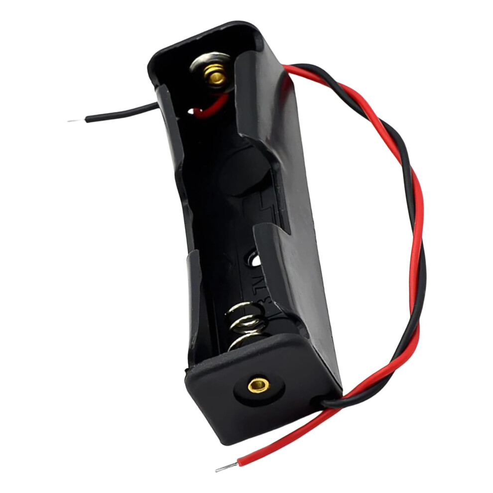 18650 Battery Holder Box With Red And Black Cables For Robotics Prototyping Fits 18650 Cells 9393856040377