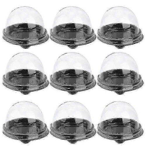 Mishan 50 Pcs Dome Cupcake Boxes