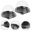 Mishan 50 Pcs Dome Cupcake Boxes 3