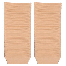 100 einweg papier essensservierplatte aus kraftpapier bootform