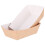 100 einweg papier essensservierplatte aus kraftpapier bootform 4