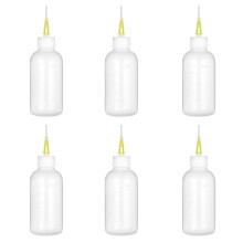 6 präzisions-spitztipp applikatorflaschen für flüssigkleber