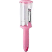 (Pink) Potato Peelers, Vegetable Peelers, Stainless Steel Kitchen Tool for Fruits, Vegetables, Carrots, Eggplant