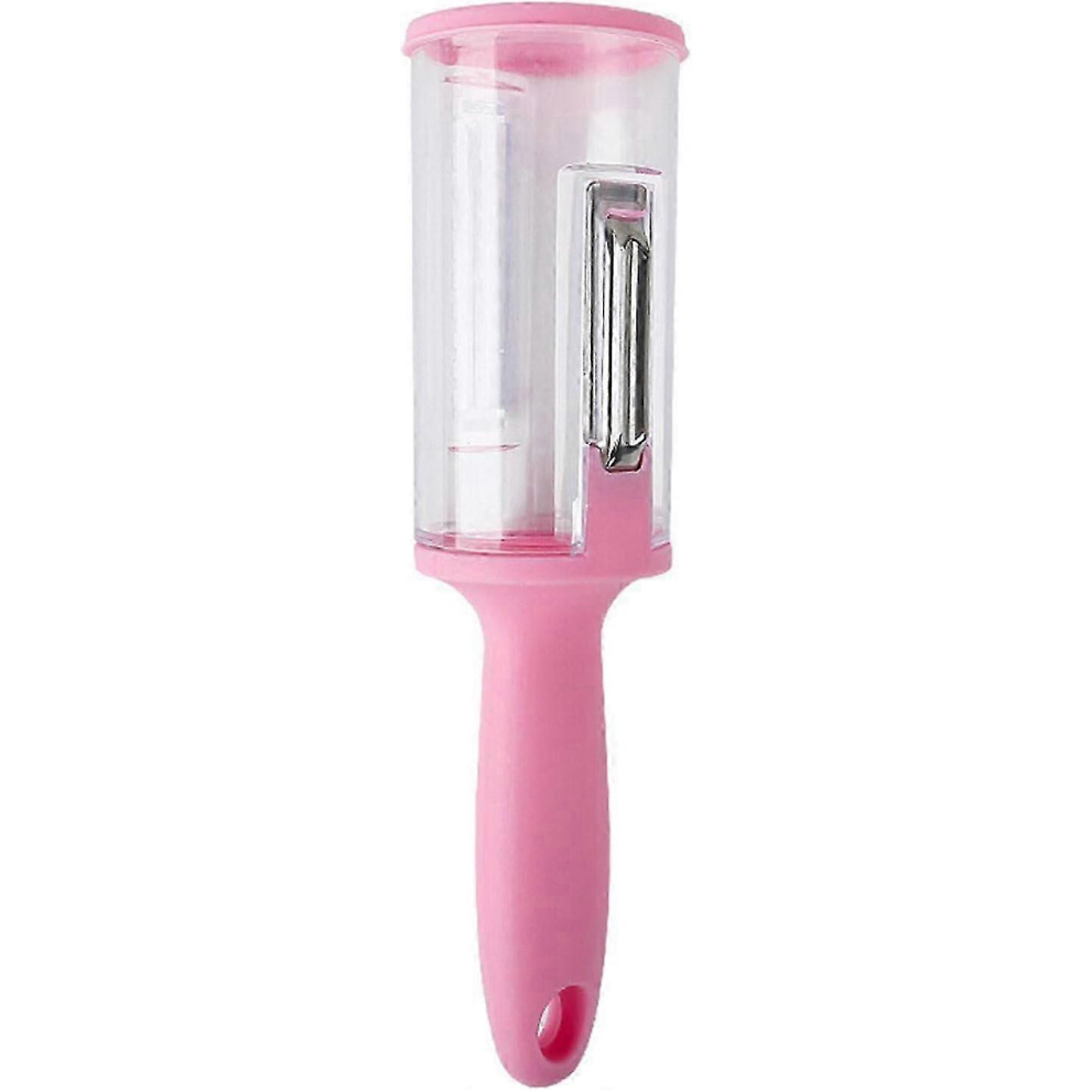 () Potato Peelers, Vegetable Peelers, Stainless Steel Kitchen Tool For Fruits, Vegetables, Carrots, Pink/Eggplant