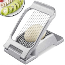 Heavy Duty Aluminum Egg Slicer for Eggs, Strawberries, Mushrooms, Berries, Stainless Steel Wire