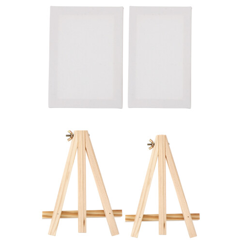 2 sets schildersezel voor kunstenaars met houders