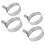 Pack Reusable Stainless Steel Egg Rings for Frying Pan 3