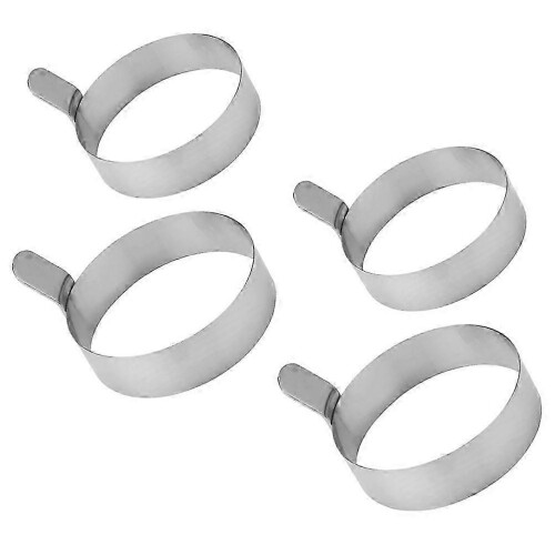 Pack Reusable Stainless Steel Egg Rings for Frying Pan 2