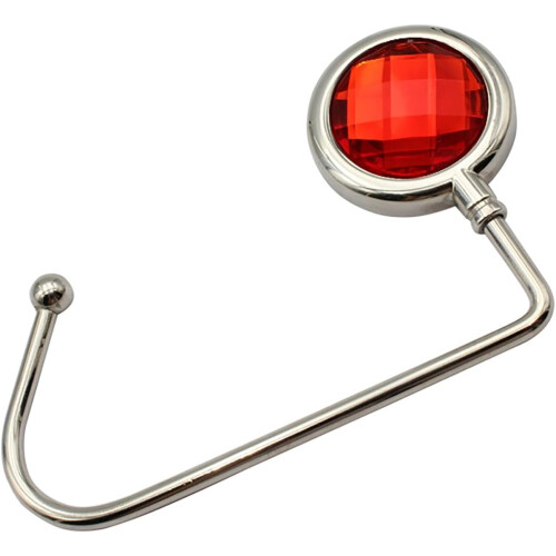 Cloth Hanger Daily Storage Table Hook Modern Red Tabletop Organizer Clothes 2