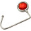 Cloth Hanger Daily Storage Table Hook Modern Red Tabletop Organizer Clothes 4