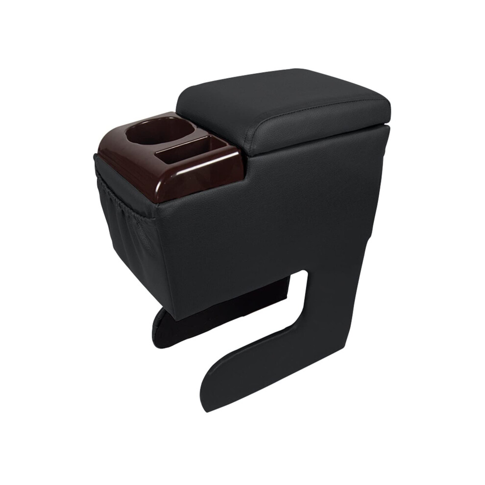 Car Armrest Box Center Console Storage Box Armrest Bracket Fit For Most Cars Black 9084446140132