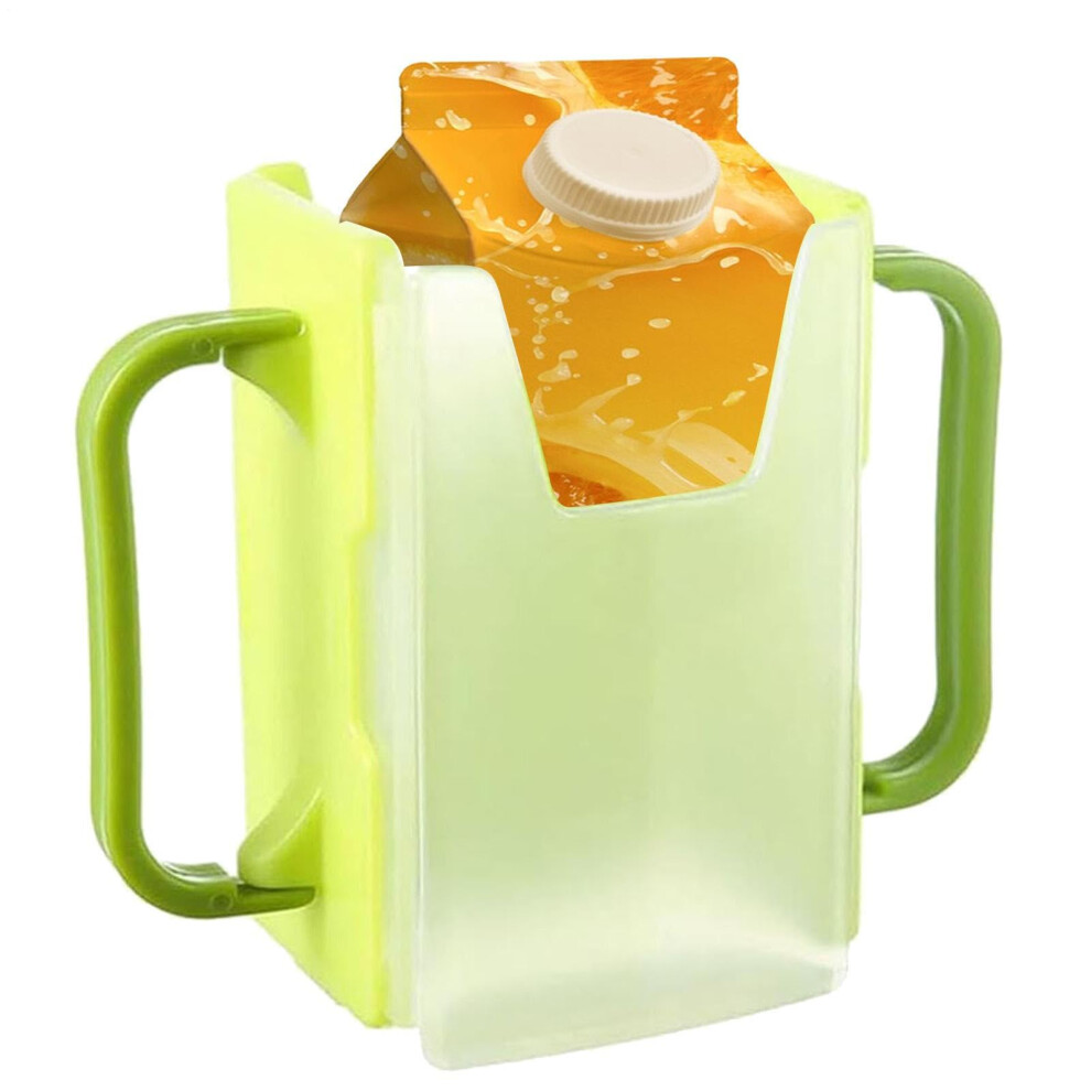 Beverage Carton Holder Anti-Compression Milk Box Holder, Spill-Proof Cup Holder For Juice Boxes And Bags 9393856040841