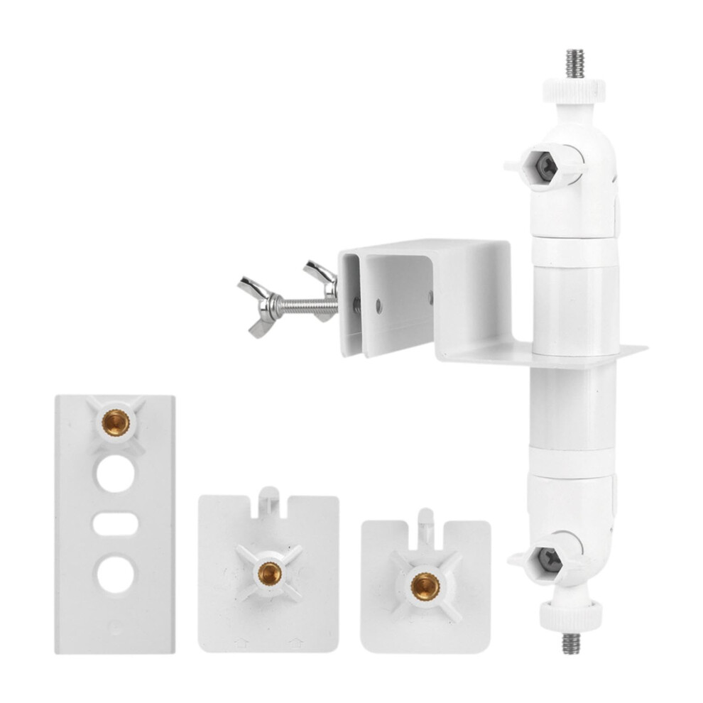 Outdoor Camera Gutter Mount Adjustable Siding Clip Weatherproof Hanger Bracket For Surveillance Camera Holder White 9016109138637