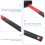 Marteau Caoutchouc Noir Fibre Pour Pose Sols 9