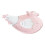 1Pc Pink Ceramic Bread Holder Cartoon Hen Shape Dessert Tray 5