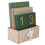 1Set Kalender Ornament Groen Voor Bureaublad 1
