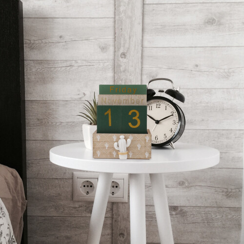 1Set Kalender Ornament Groen Voor Bureaublad 1