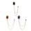 3 edelsteen broche ketting kraag pin 2
