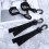 4Pcs Plastic Paddle Holder Hooks Black Outdoor Kayak Clips 8