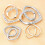 8- . t-shirt-clips mit , schalclip, ring, accessoires 11