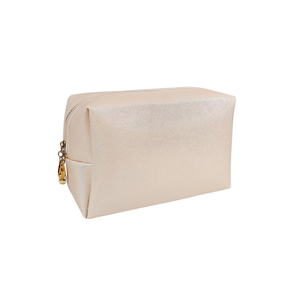 Gold Sorting Sack Makeup Pouch Storage Bag With Zip Closure, Hotel-Style Gym Bags Compatible, Multipurpose, With Handle,