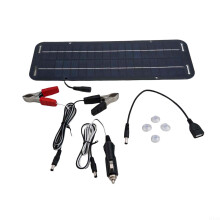 Solar Panel Maintainer 12V 30W Monocrystalline Portable USB Power Waterproof Charger For Boat RV Caravan Camping