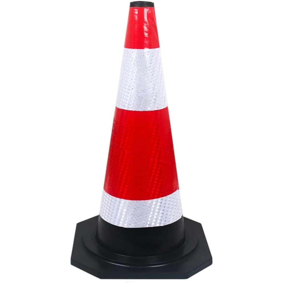 Traffic Cone Retractable With Reflective Collar 30X30x47 Cm For Parking Lot Driver Training 9393856041824
