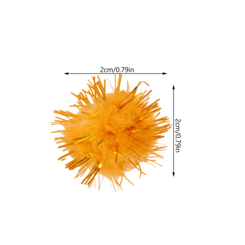 500 20 mm plüschbällchen, pom poms, 10-farben-mix 1
