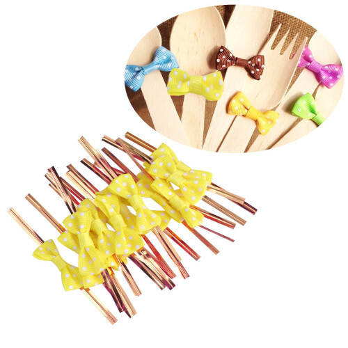 geschenkband 20 mit , stahl-backverschluss hellgelb