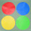 4Pcs Round Soccer Marker Discs PVC Durable Colorful Training Spots 8