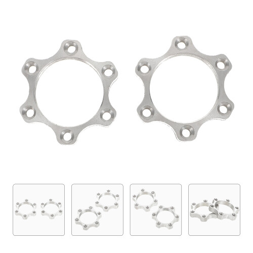 2 freewheel voor/achternaaf met schroefdraad, 6-gats 1