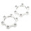 2 freewheel voor/achternaaf met schroefdraad, 6-gats 7