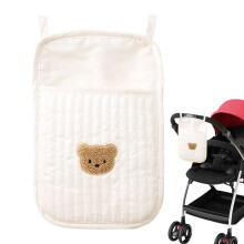 Baby Side Nappy Storage Bag Soft Material Diaper Organizer, Multi Pocket Bedside Carriers For Nursery