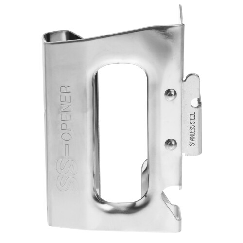 1Pc Stainless Steel Multi-Function Bottle Opener Silver 1