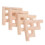 4 gesneden appliqués, decor voor 1