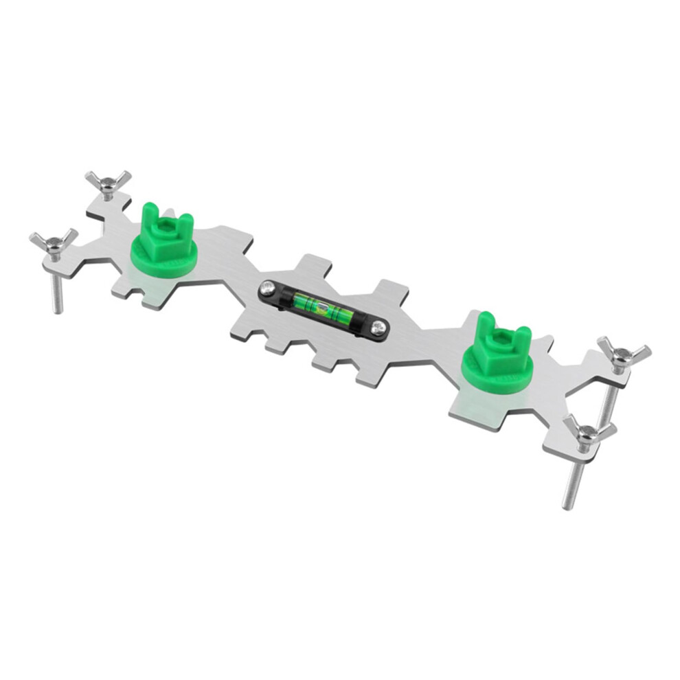 15 In 1 Multifunctional Plumbing Wrench With Leveler Adjustable Spanner For Bathroom Pipe Installation Leveling Wrench 9084446141849