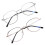 2 Blaulichtschutzbrillen, Computerbrille mit Metallfassung 1