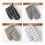 2Pcs Black Baking Gloves Thickened Cotton-Lined Non-Slip Oven Mitt Set 2