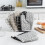 2Pcs Black Baking Gloves Thickened Cotton-Lined Non-Slip Oven Mitt Set 7