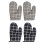 2Pcs Black Baking Gloves Thickened Cotton-Lined Non-Slip Oven Mitt Set 9