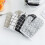 2Pcs Black Baking Gloves Thickened Cotton-Lined Non-Slip Oven Mitt Set 10