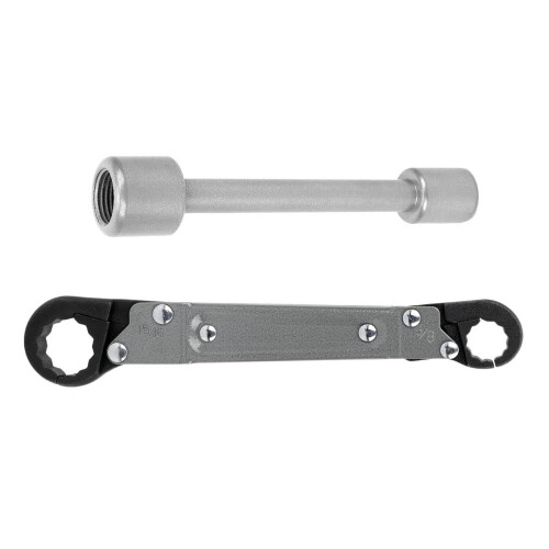 Plumbing Tool Angle Stop Wrench Kit For Installing Compression Angle Stops And Pipe Reamer, Professional Plumber Grade