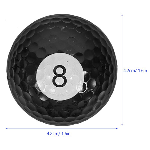 1 set rubber golfballen met geschenkverpakking 2