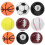 1 set rubber golfballen met geschenkverpakking 9