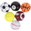 1 set rubber golfballen met geschenkverpakking 8