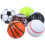 1 set rubber golfballen met geschenkverpakking 5