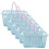6Pcs Small Sky-Blue Plastic Shower and Desktop Storage Containers 1